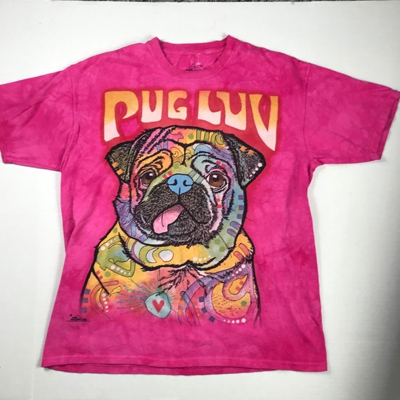 the mountain pug shirt